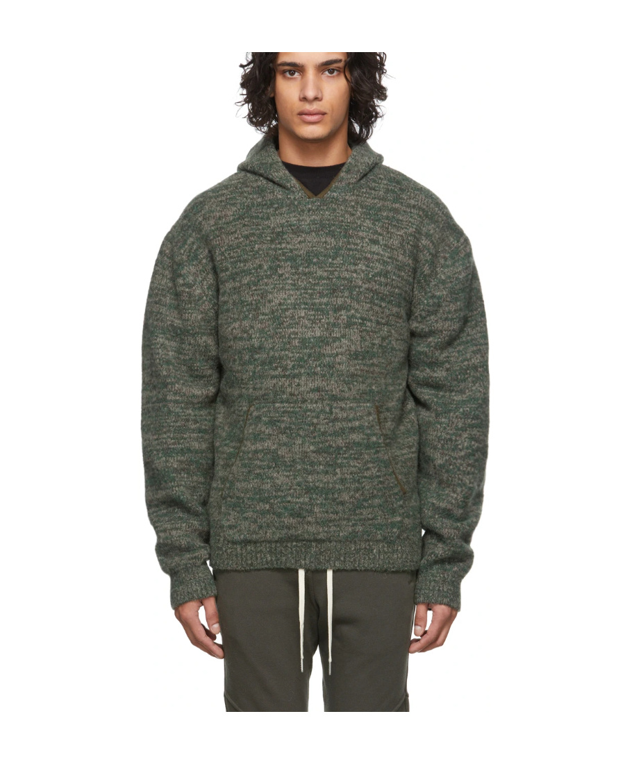 John Elliott Andres Knitted Hoodie In Black
