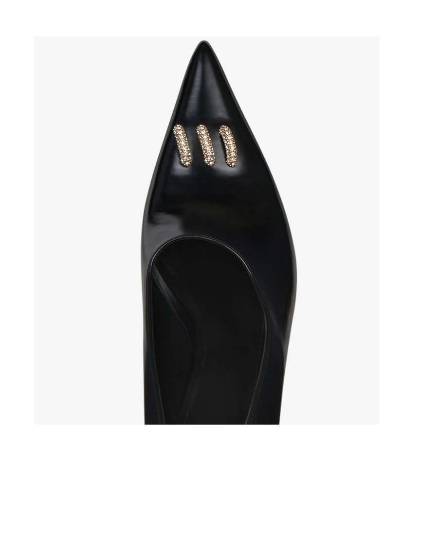 Givenchy Crystal-embellished Pointed Stiletto Mules In Black