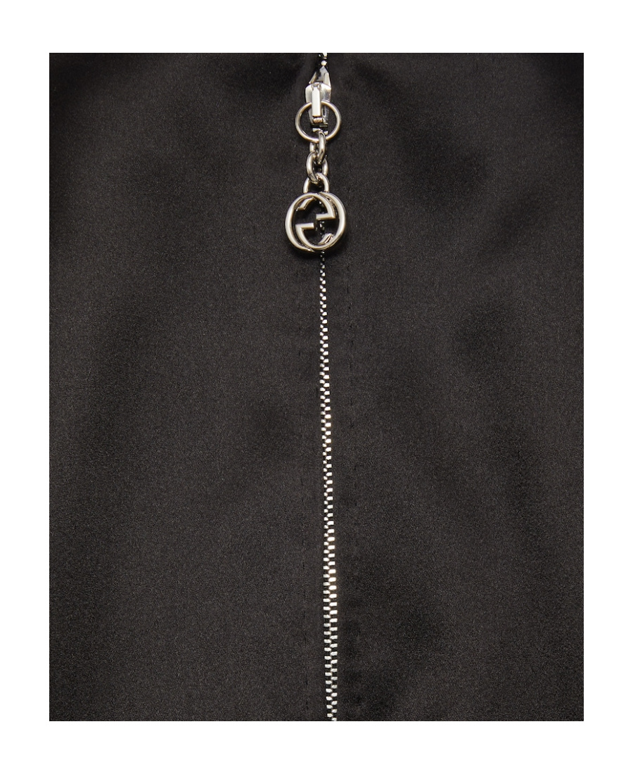 Gucci High-rise Silk Satin Maxi Skirt In Black