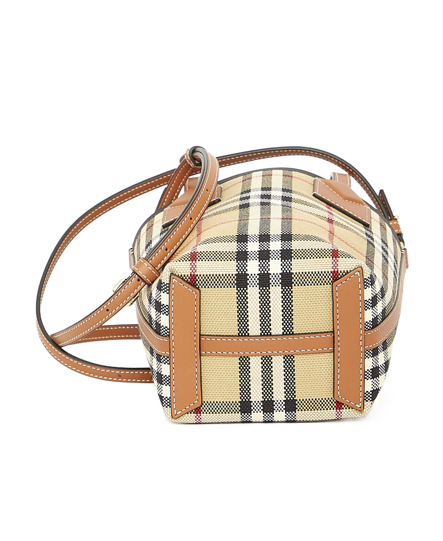 BURBERRY BURBERRY LONDON CHECKED MINI TOTE BAG