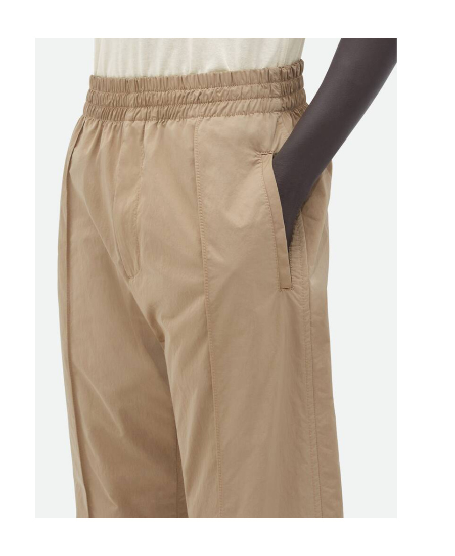 Bottega Veneta Tech Raised-seam Track Pants In Brown