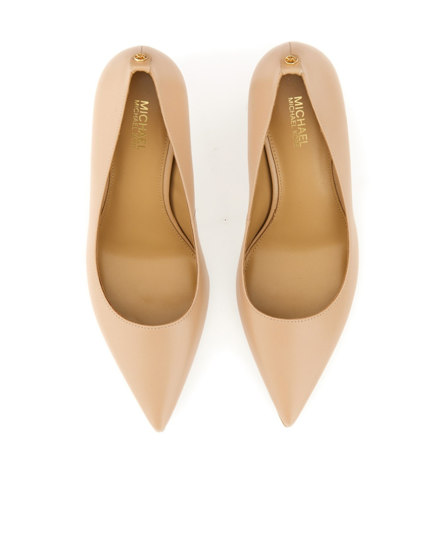 Michael Michael Kors Logo High Heels In Brown