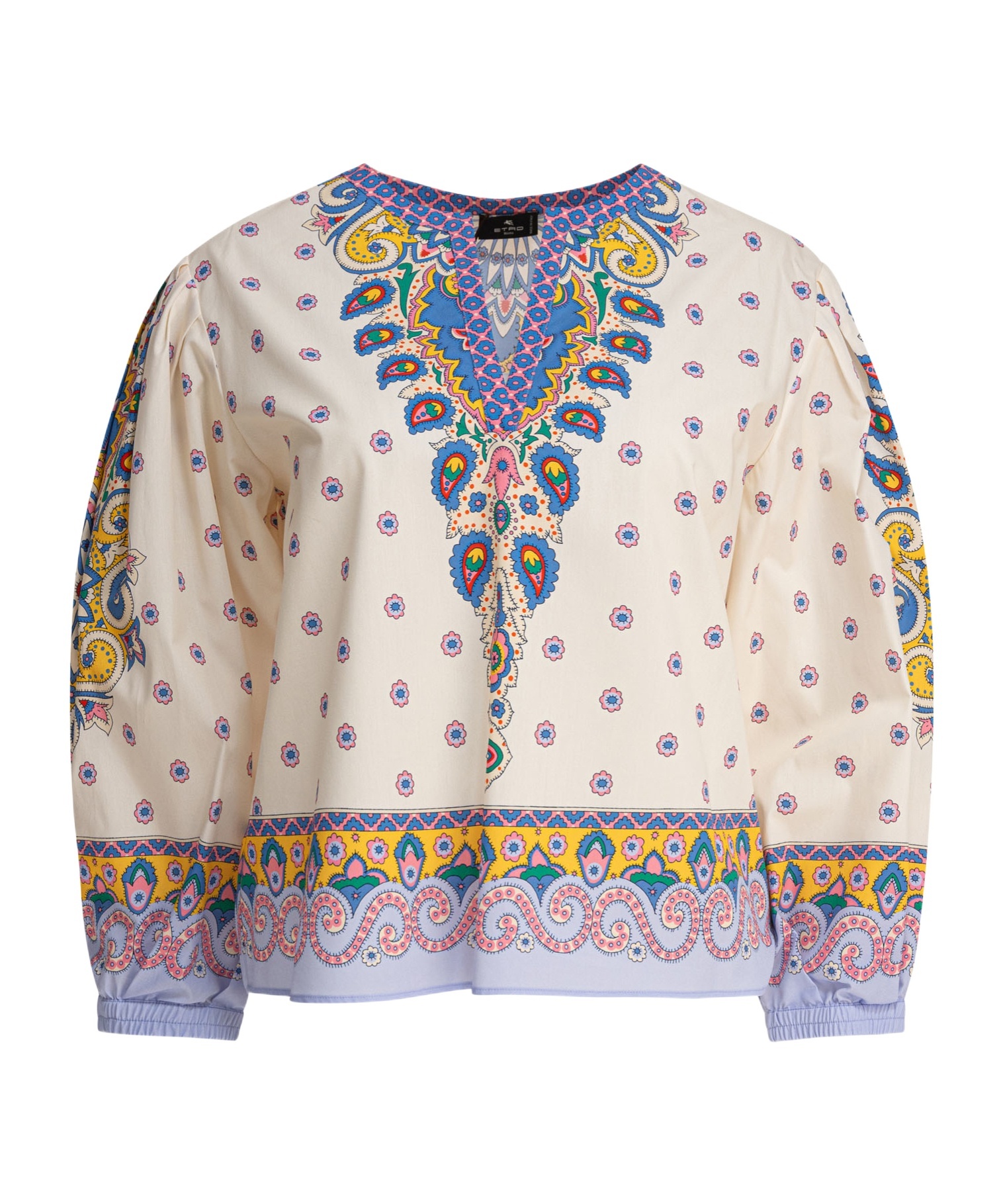 Etro Printed Paisley V-neck Knitwear