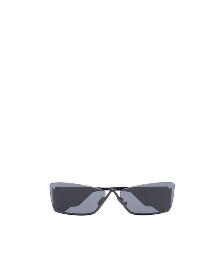 Prada Cat-eye Logo-print Sunglasses In Black