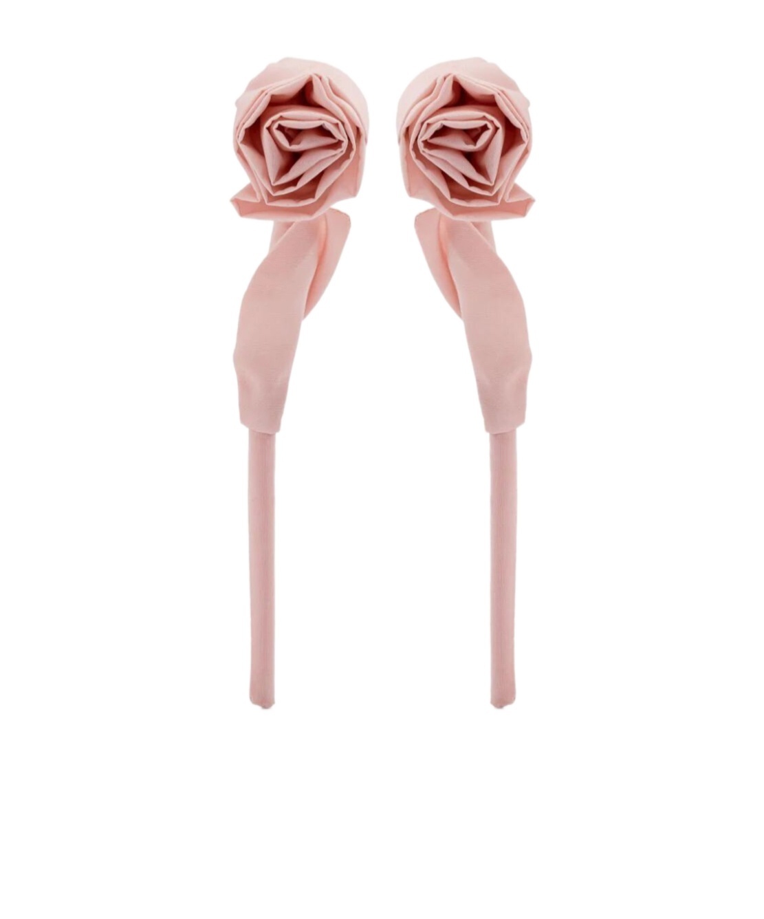 Simone Rocha Rose Drop Earrings In Pink