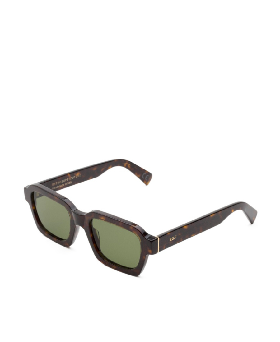 Retrosuperfuture Logo Sunglasses In Black