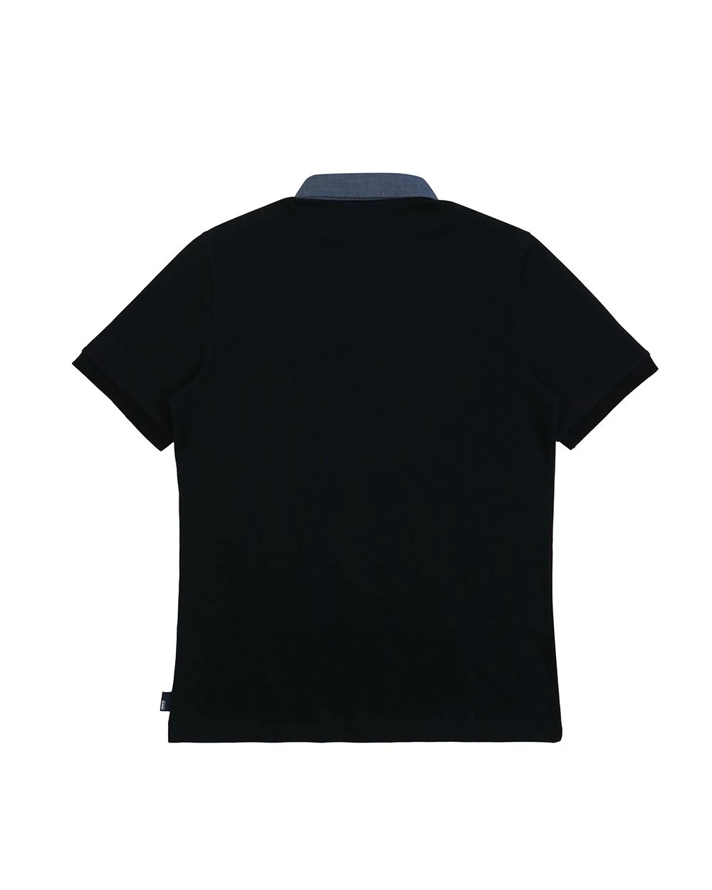 Armani Collezioni Logo Polo Shirt In Black