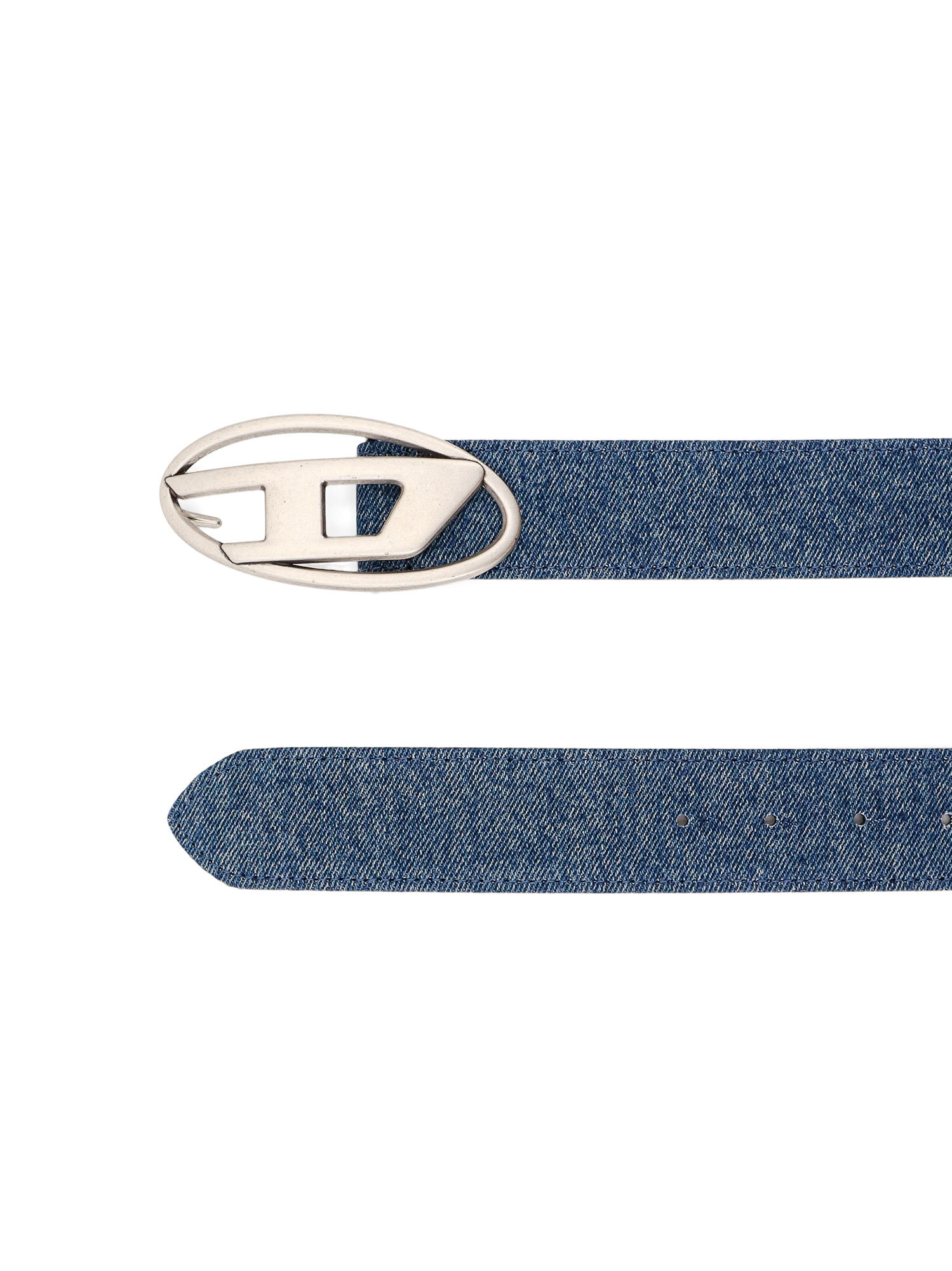 DIESEL DIESEL 1DR LOGO PLAQUE BUCKLE BELT