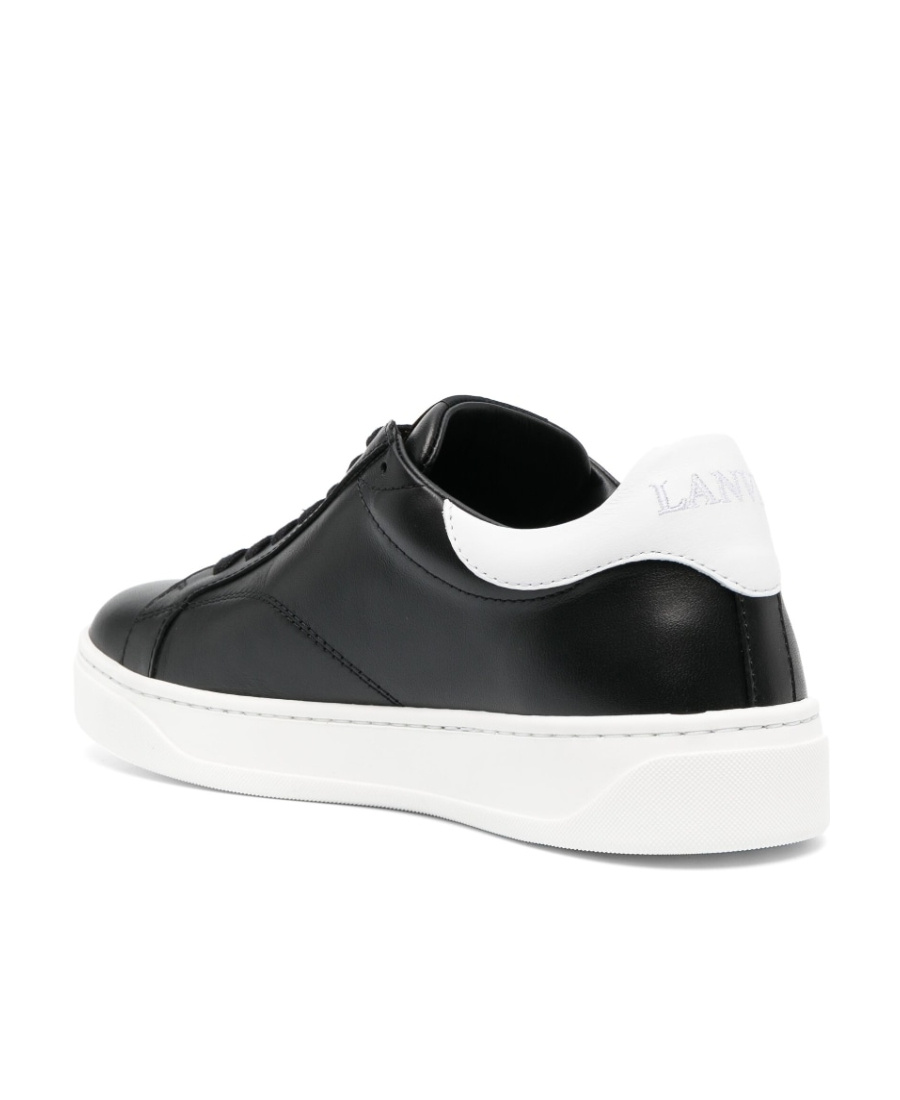 Lanvin Tie Low Upper Board Shoes In Black
