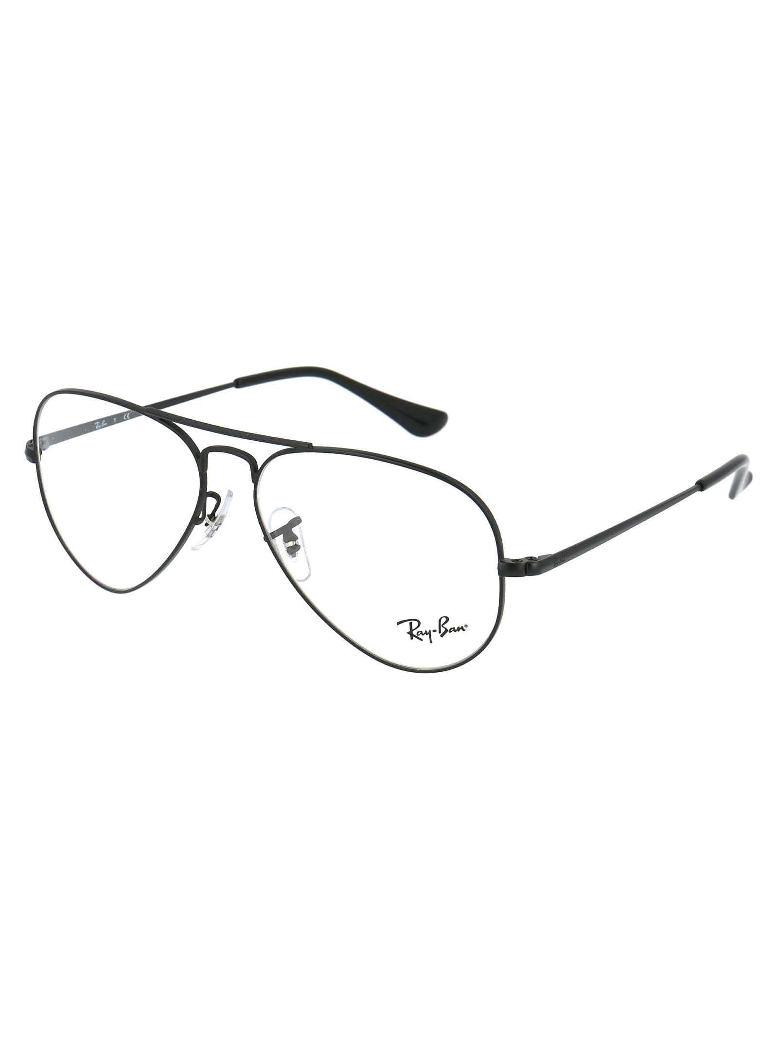 Ray Ban Oversized Round Frame Glasses In White