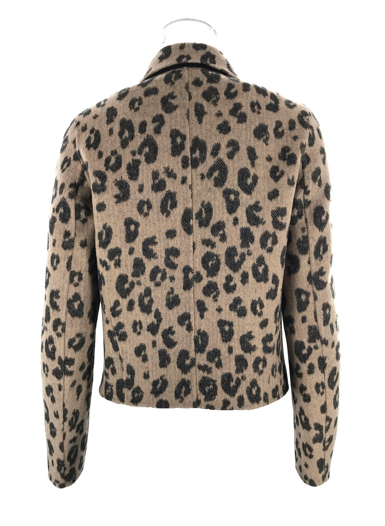 Max Mara Long-sleeved Lapel Casual Jacket In Multicolor
