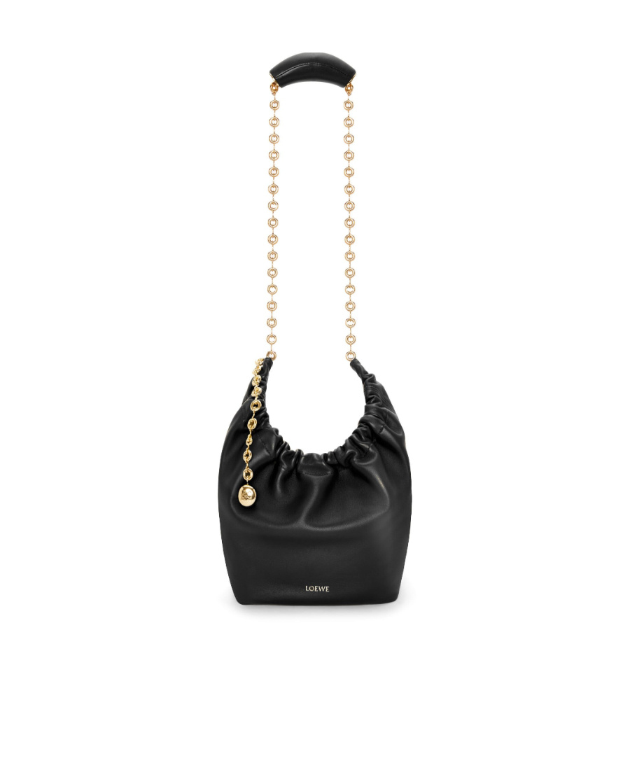 Loewe Small Drawstring Handbag In Black