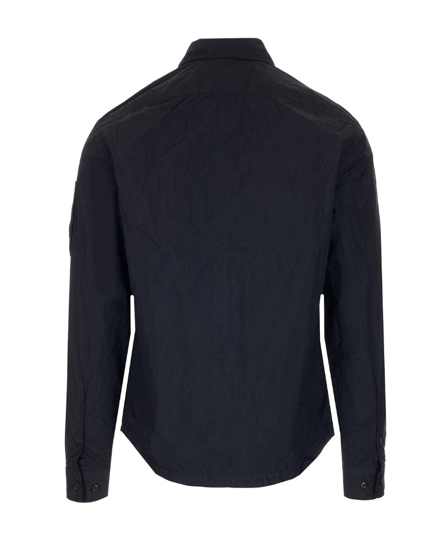 C.p. Company Zipper Opening And Closing Casual Jacket In Black