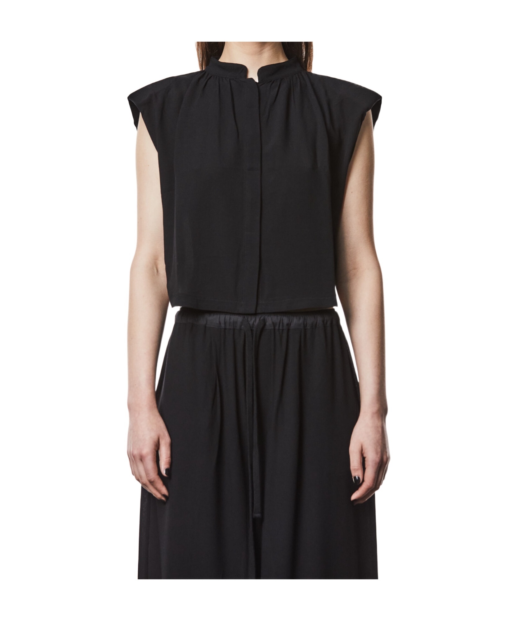 Thom Krom Sleeveless Top In Black