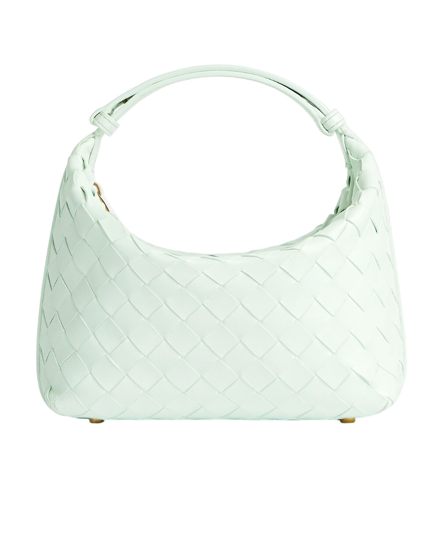 Bottega Veneta Mini Wallace Handbag In White
