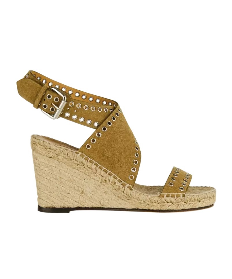 Isabel Marant Iriane 85mm Wedge Espadrilles In Brown