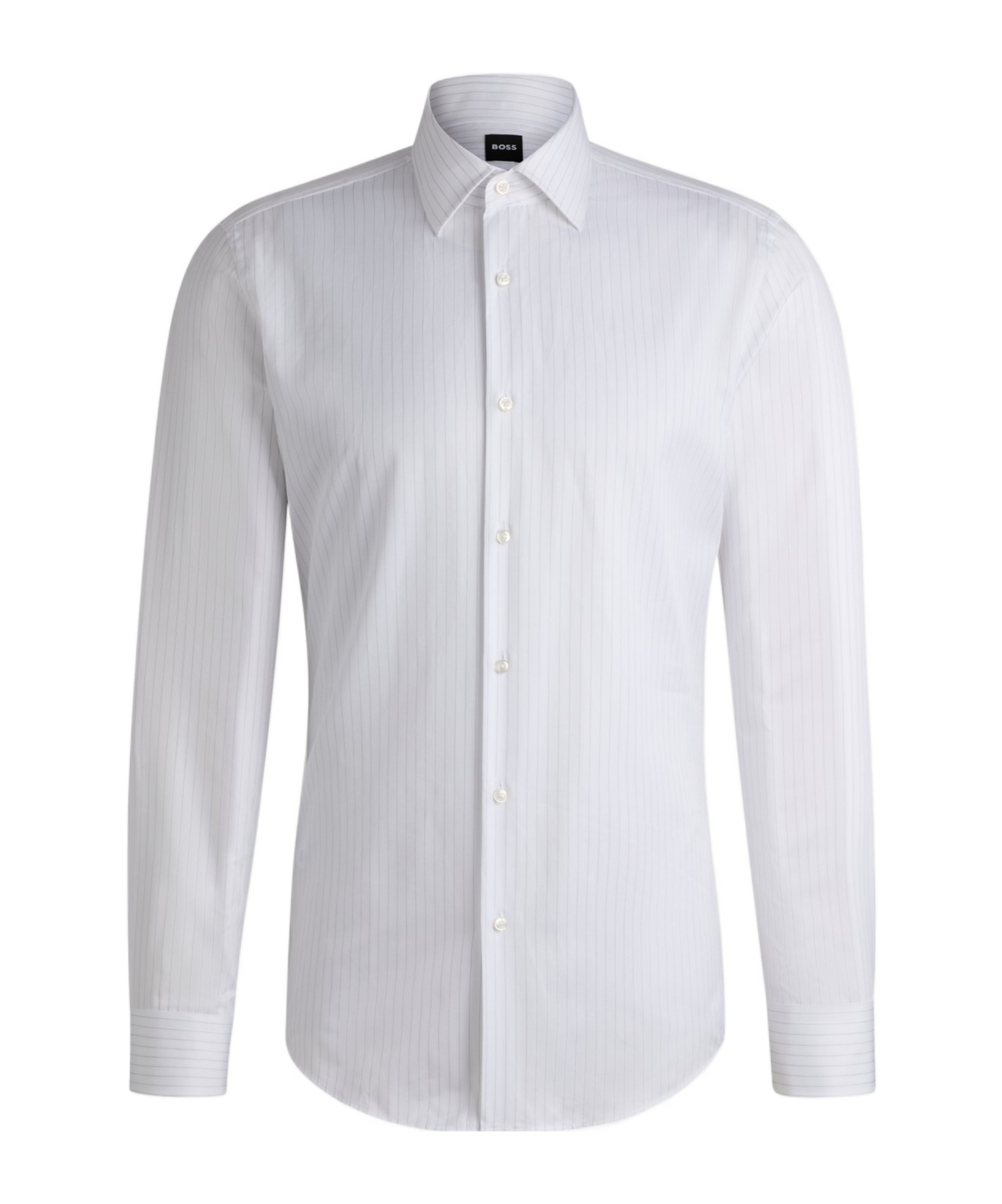 Hugo Boss Boss Stretch Cotton Shirt In White