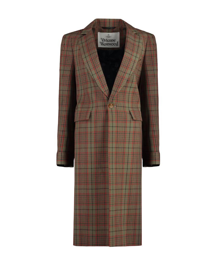 Vivienne Westwood Alien Teddy Coat Woman Brown In Wool In Brown