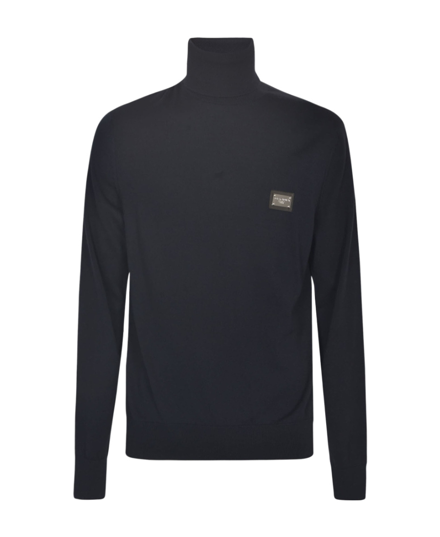 Dolce & Gabbana Turtleneck Sweater In Black