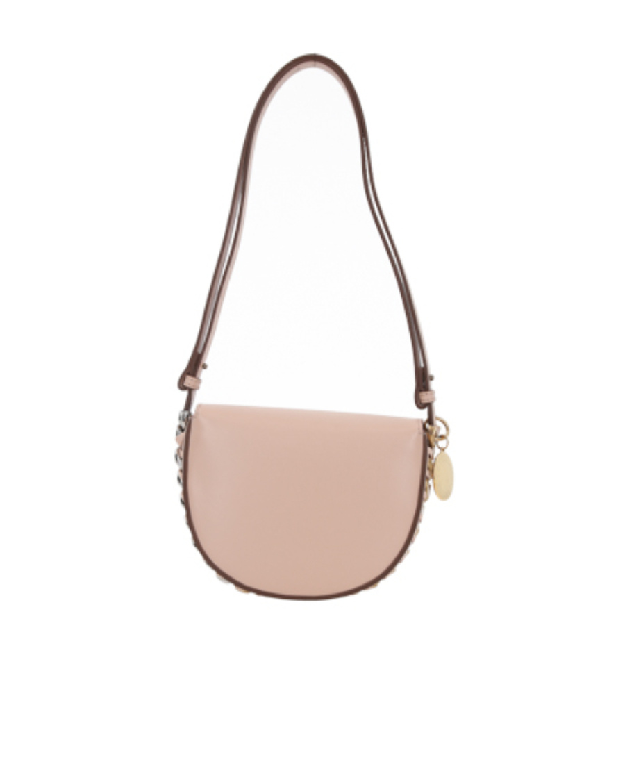 Stella Mccartney Frayme Shoulder Bag In Nude