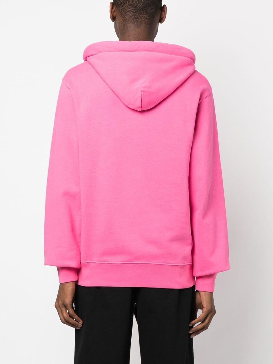 Ambush Multicord-drawstring Cotton Hoodie In Pink