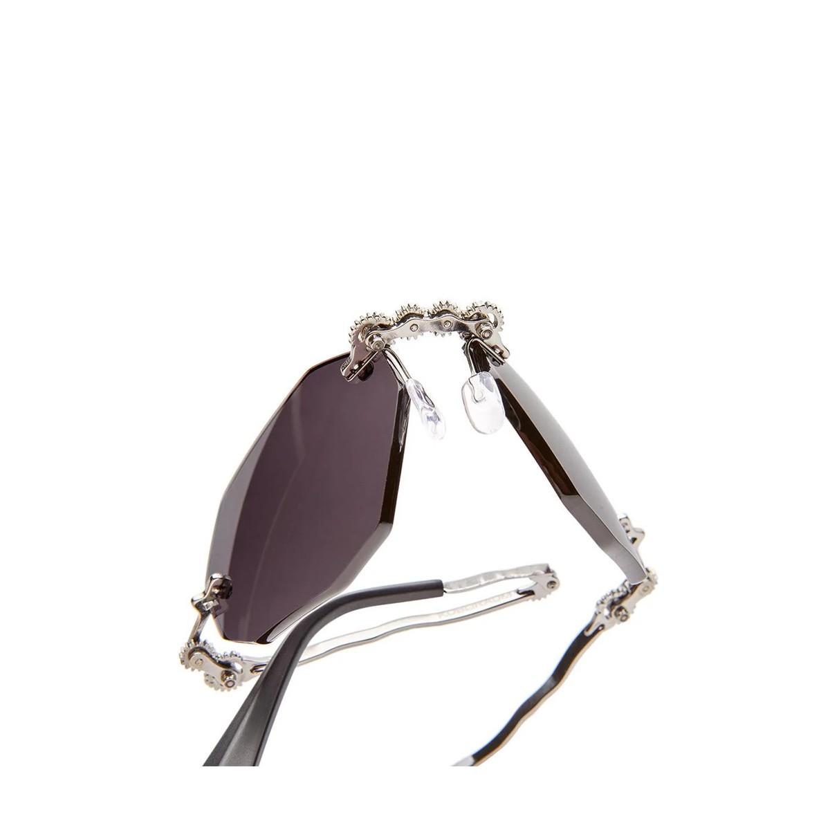 Kuboraum Geometric Sunglasses In Gray