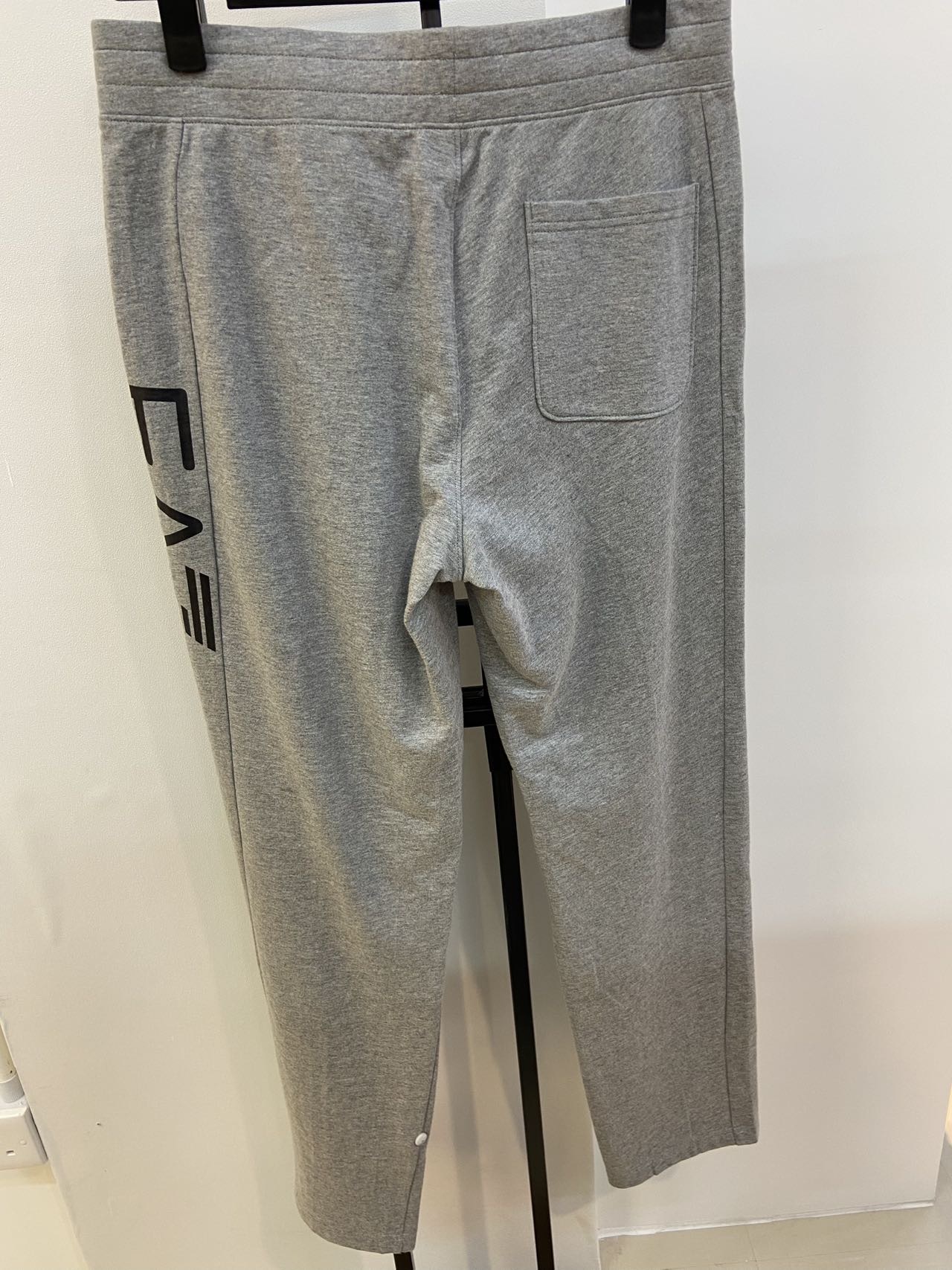 Ea7 Elastic Waist Sweatpants In Gray