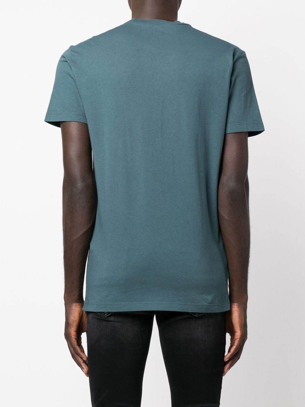 Dsquared2 Man T-shirt Deep Jade Size 3xl Cotton In Blue