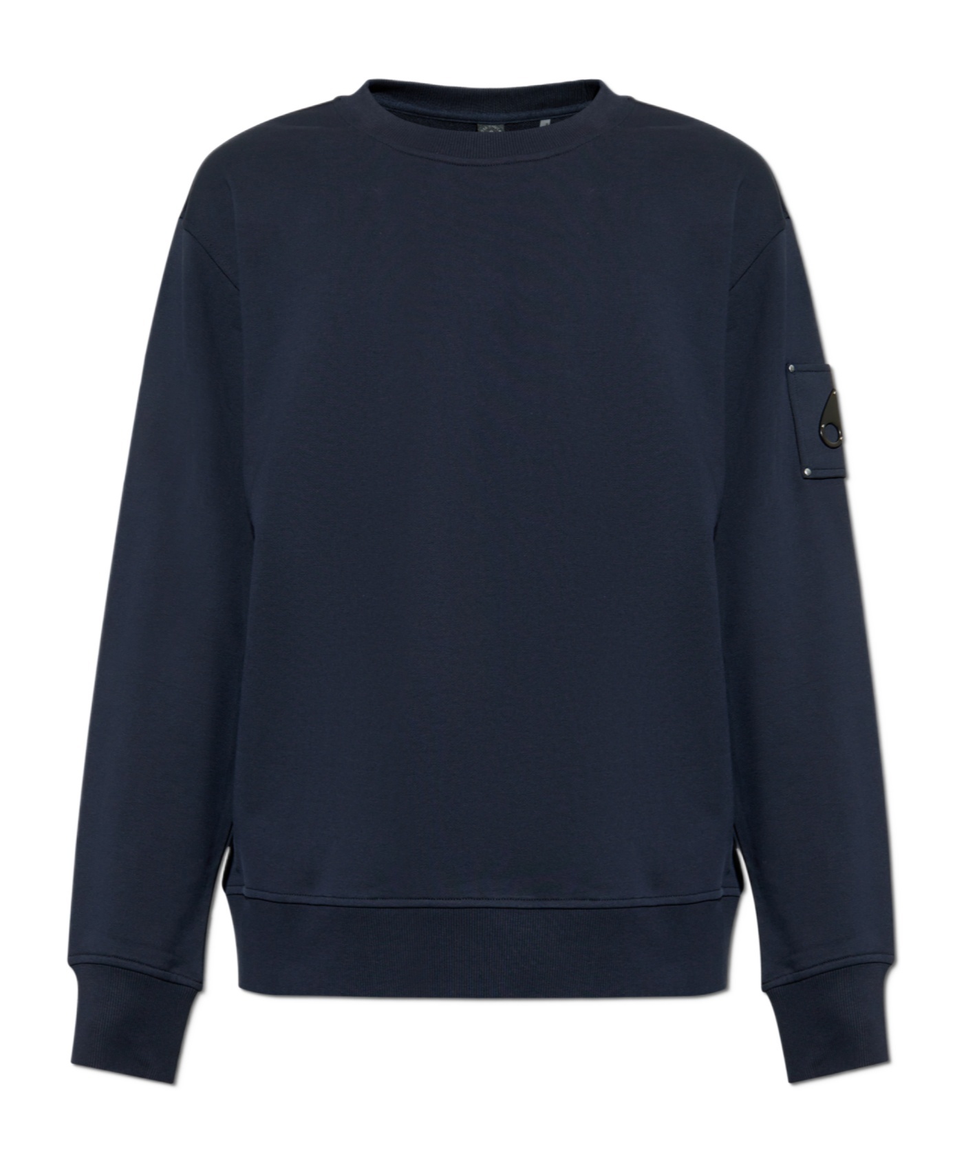 Moose Knuckles Long-sleeved Sweater In Black
