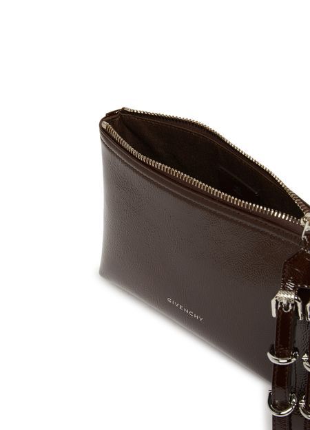 Shop Givenchy Small Voyou Clutch In Black