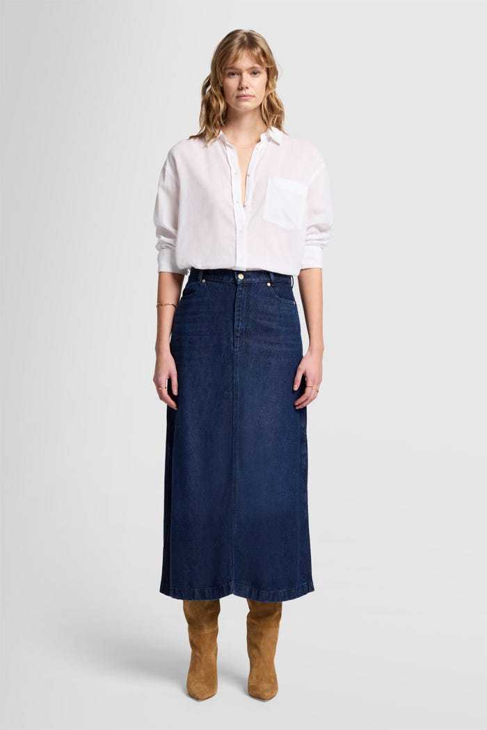7 FOR ALL MANKIND STORMY MIDI SKIRT