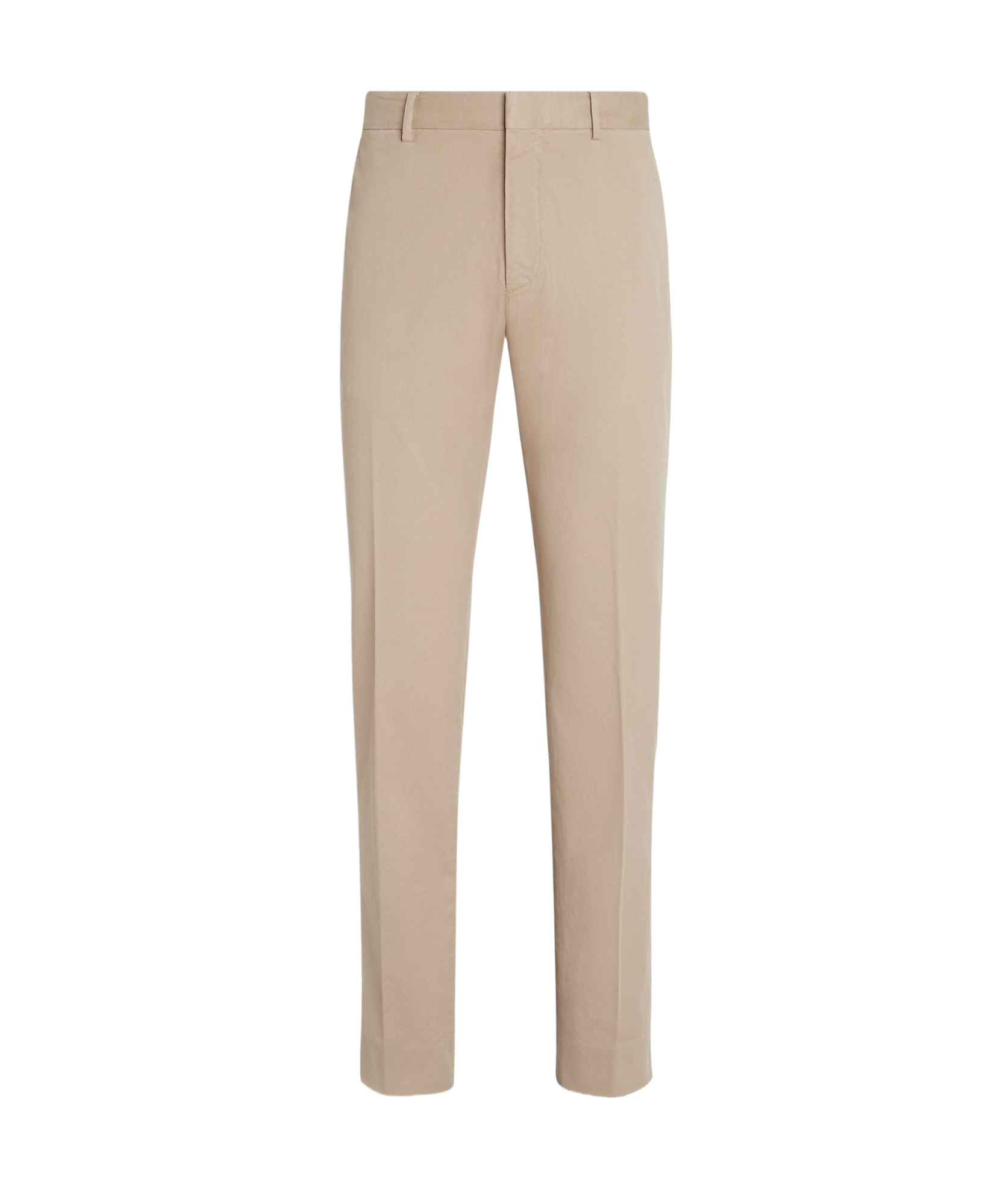 Zegna Five Pocket Cotton Pants In Nude