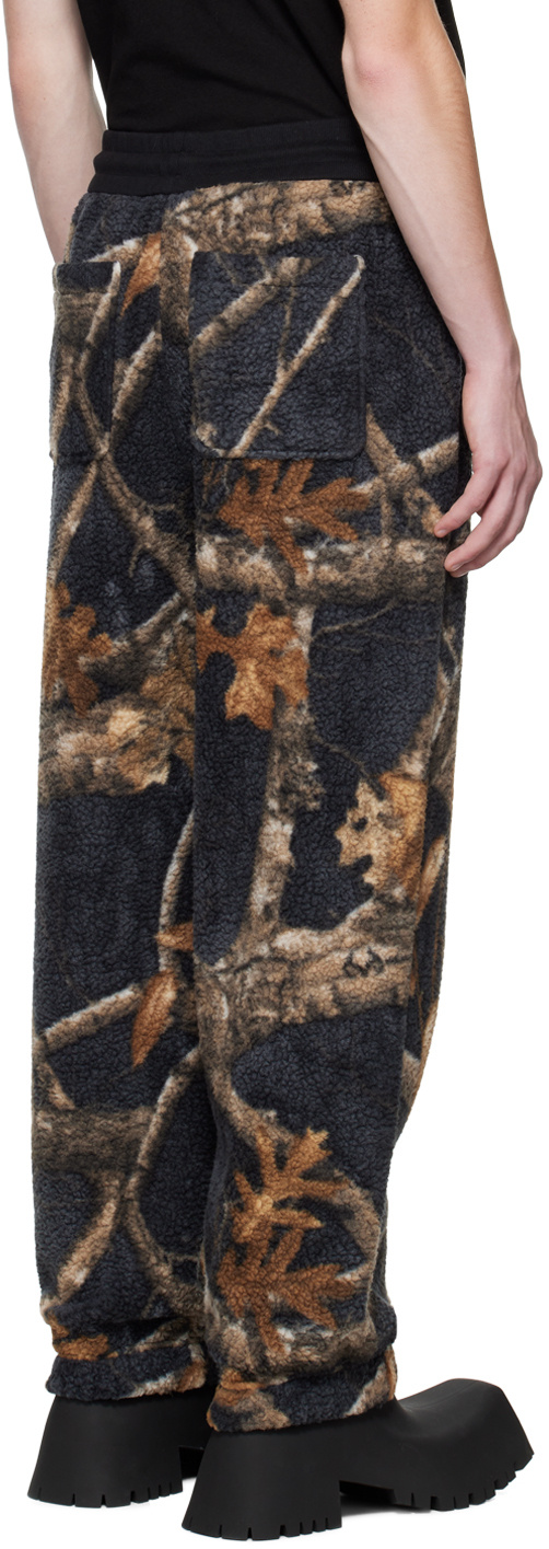 Moose Knuckles Graphic-print Fleece Track Pants In Black
