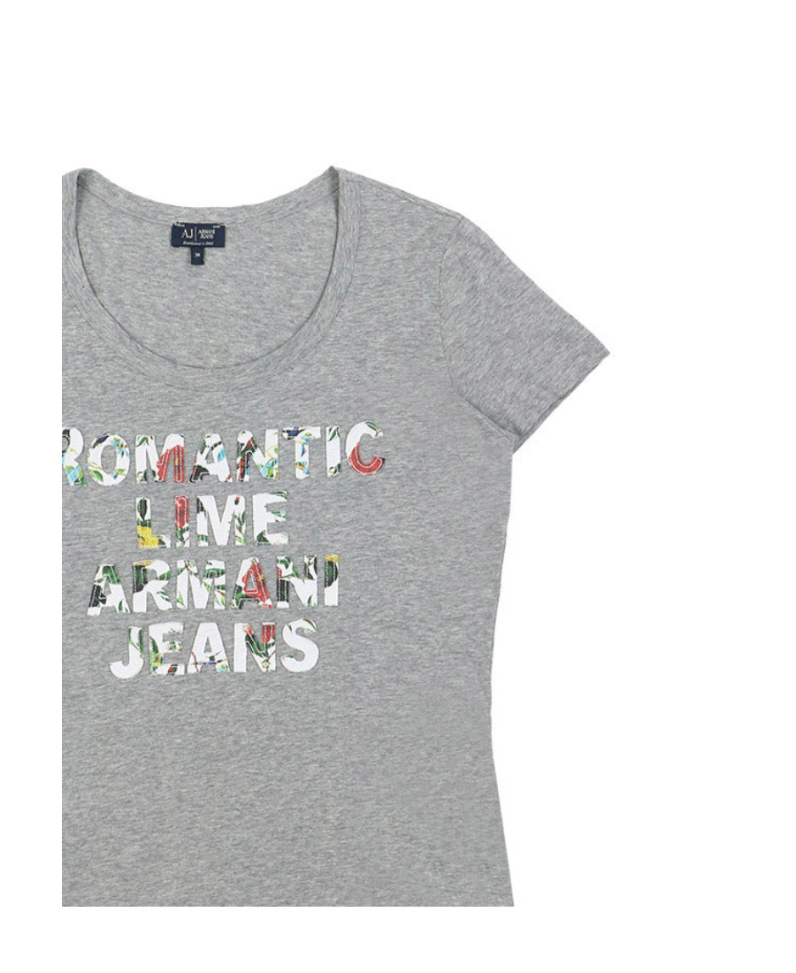 ARMANI JEANS ROUND-NECKED LOGO T-SHIRT