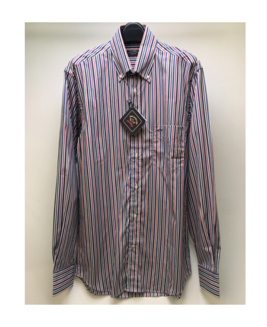 Paul & Shark Striped Shirt In Multicolor