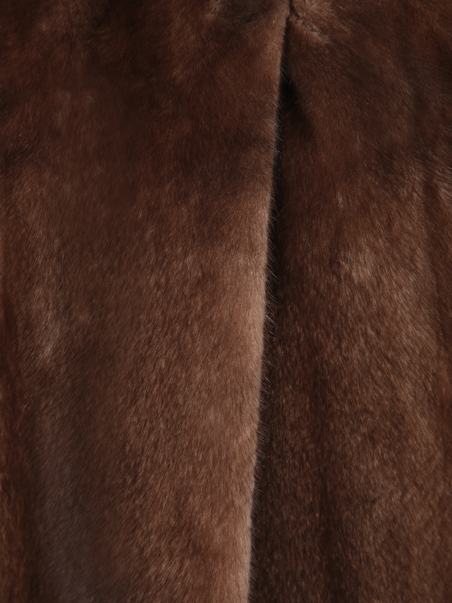 Yves Salomon Hooded Coat In Brown