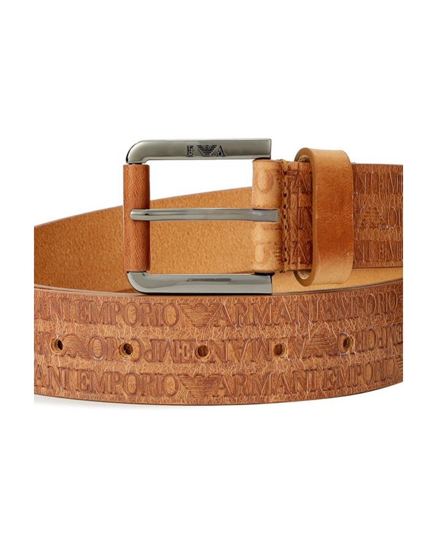 EMPORIO ARMANI SQUARE BUCKLE BELT
