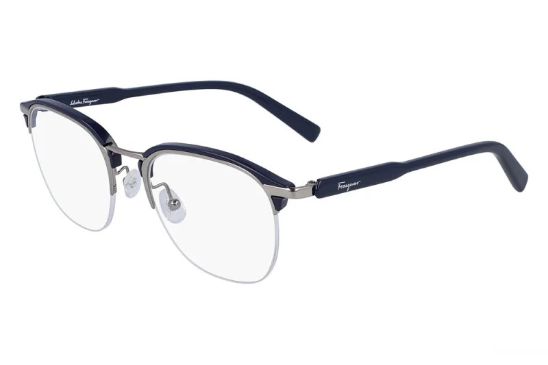 Ferragamo Logo Flat Mirror In White