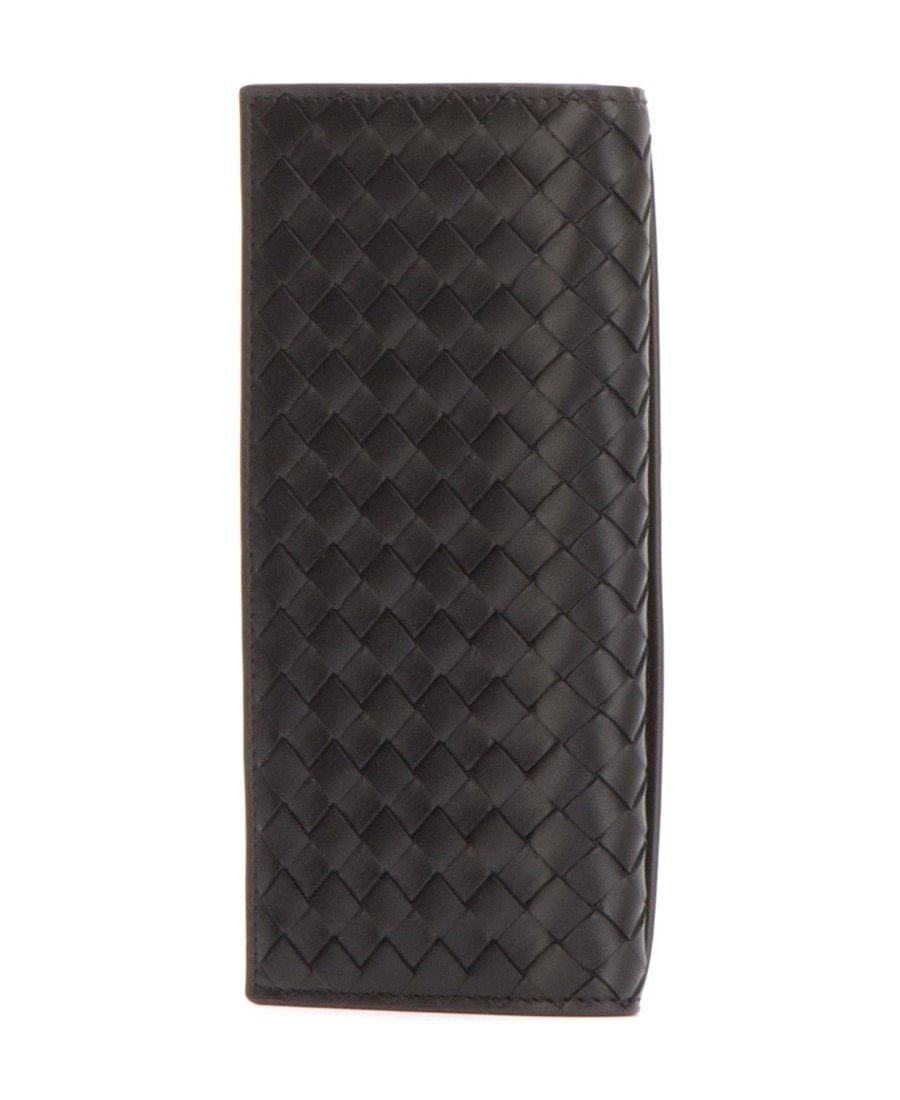 Bottega Veneta Nero Intrecciato Continental Wallet In Black