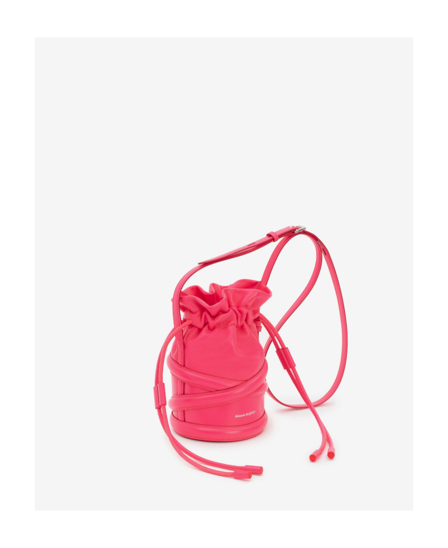 ALEXANDER MCQUEEN THE CURVE DRAWSTRING MINI BAG