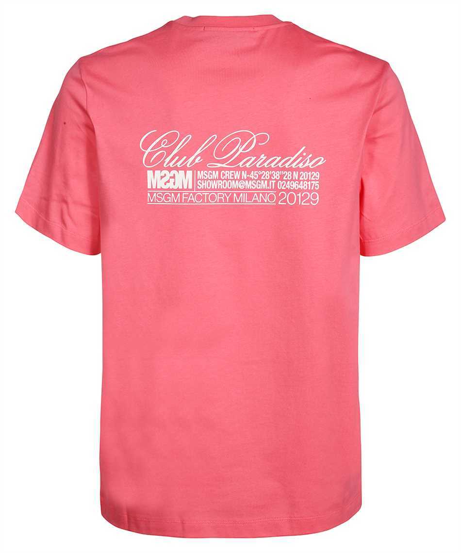 Msgm Round-necked T-shirt In Pink