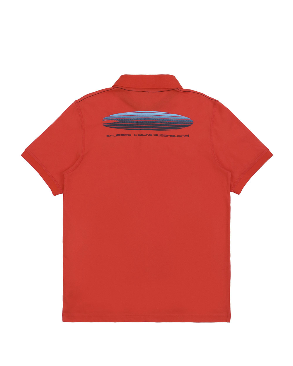 Ea7 Logo Printed Polo Shirt In Red