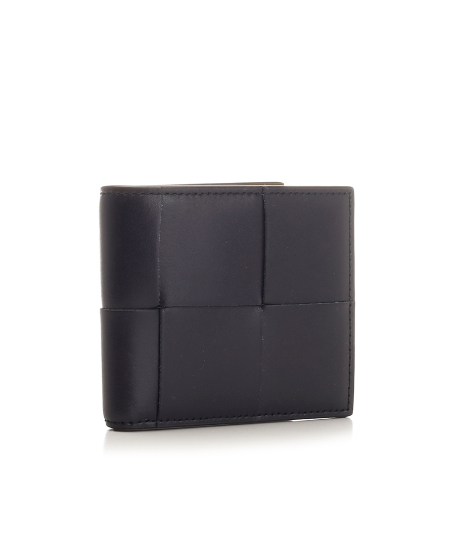 Shop Bottega Veneta Cassette Bi-fold Wallet In Black