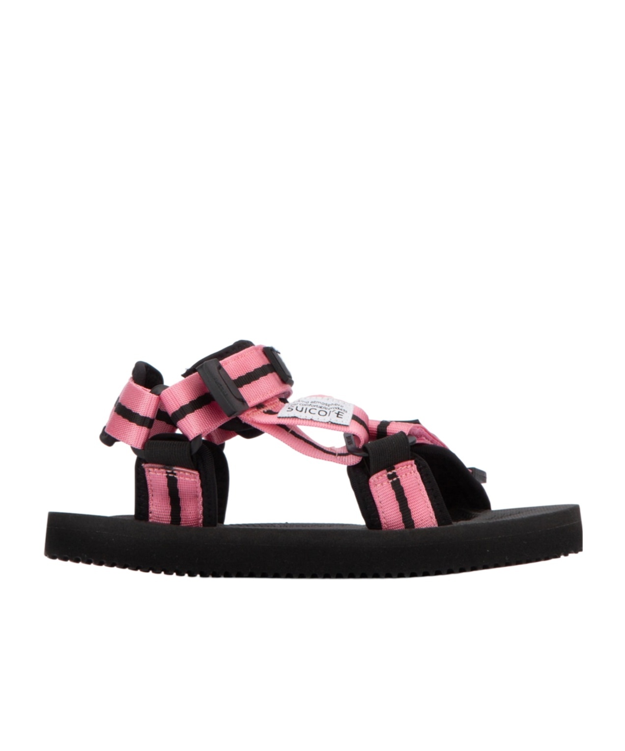 Palm Angels Kids Logo Patch Open Toe Sandals In Black