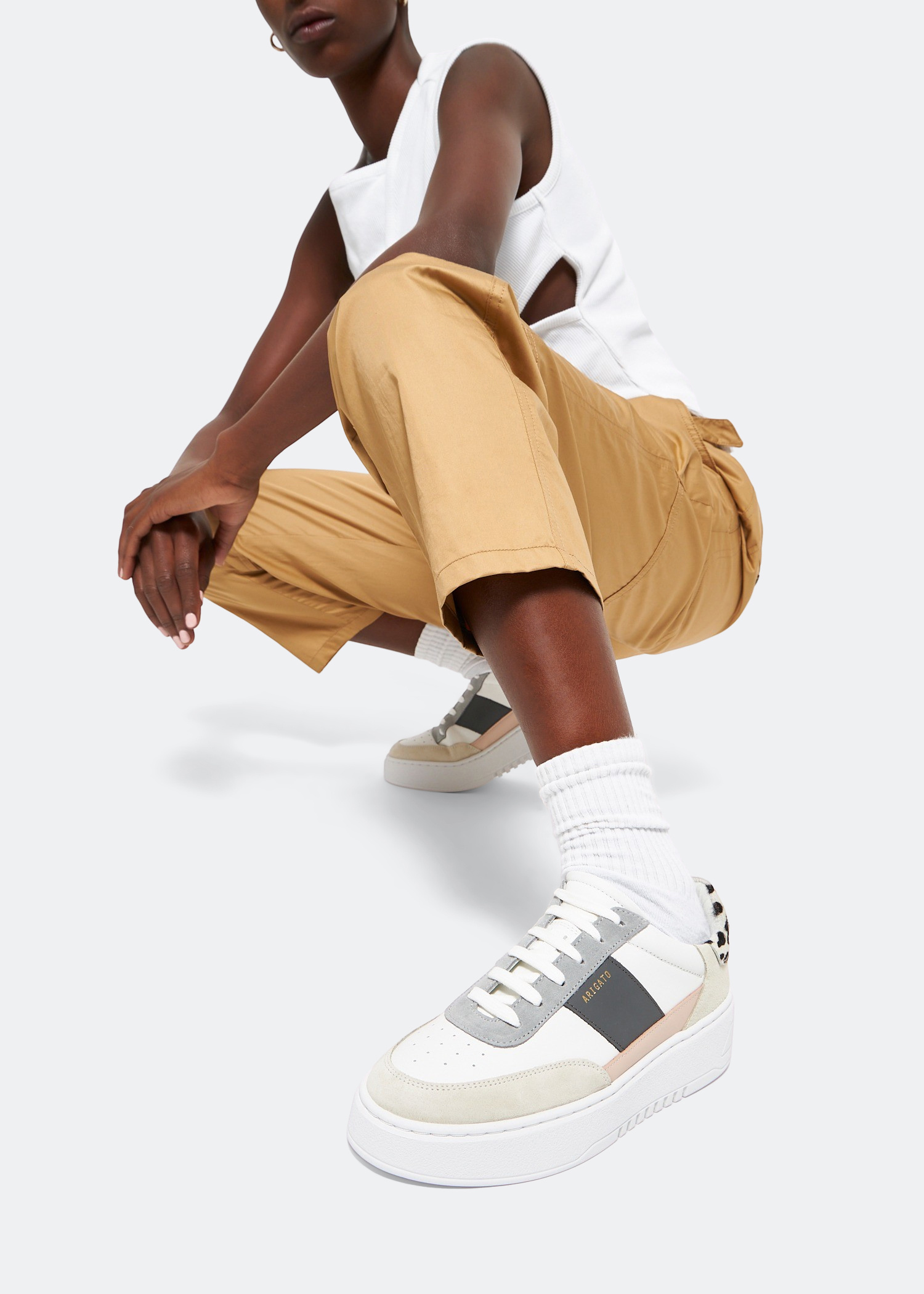 Axel Arigato Orbit Vintage Low-top Sneakers In White