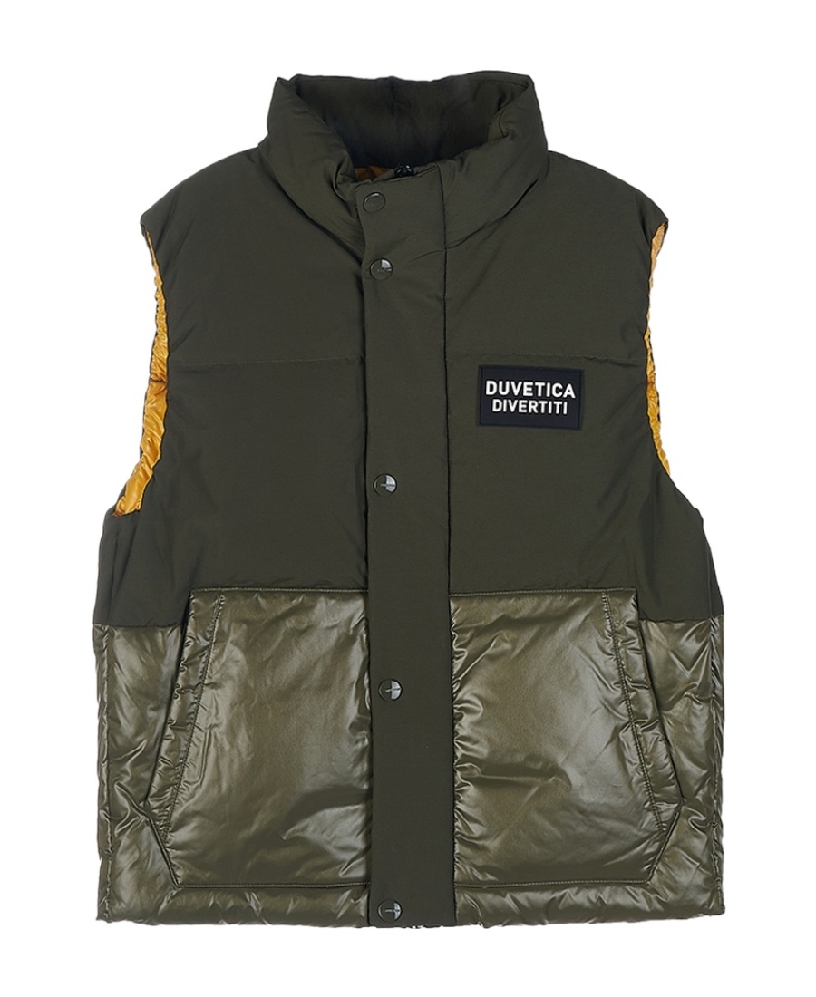Shop Duvetica Zipper Vest In Black