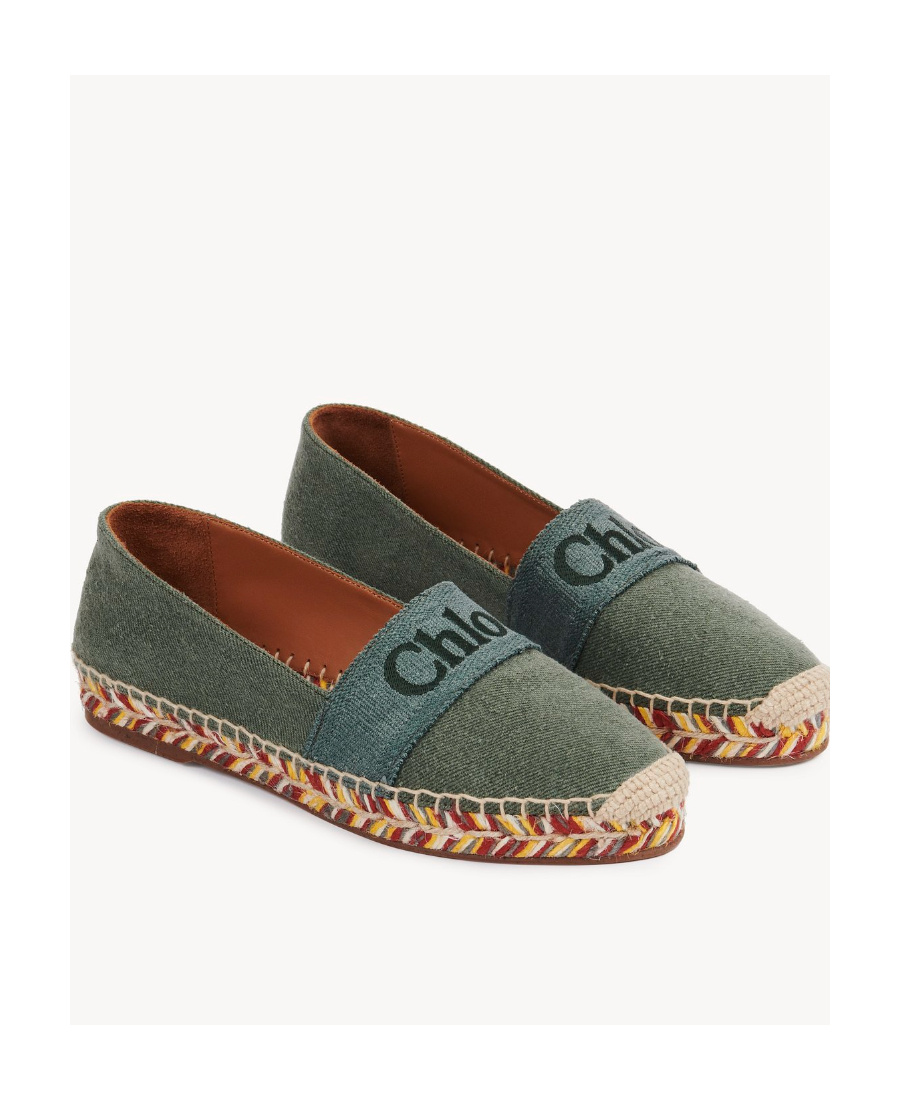 CHLOÉ PIIA STRAW SHOES