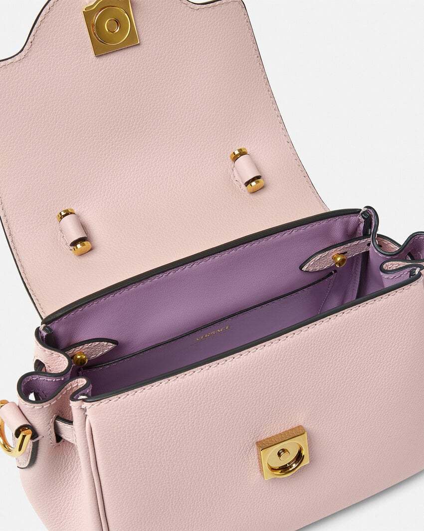 Shop Versace Small La Medusa Tote Bag In Pink