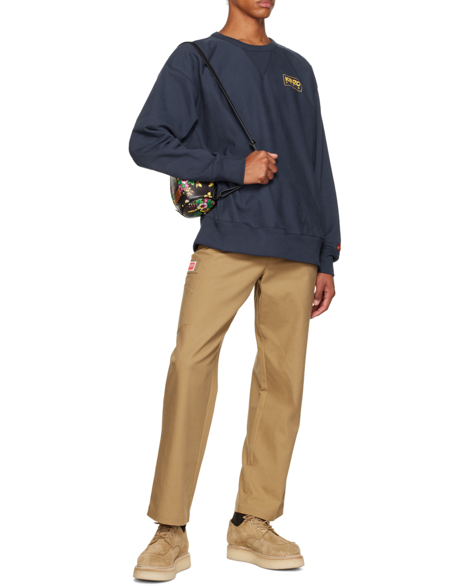 Kenzo Paris Oversize Sweatshirt In Blue