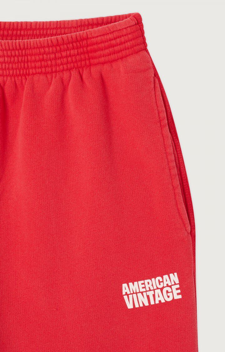 American Vintage Elastic Waist Sweatpants In Red